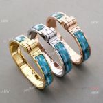 2019 New Hermes Blue Camouflage Bangle - Midsize - Classic Style